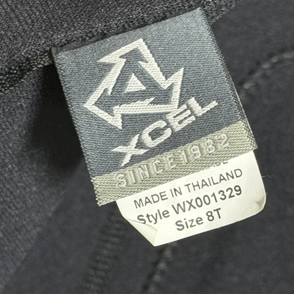 Xcel Womens Scuba Wetsuit 8T Black Blue Xpedition Tri-Density WX001329